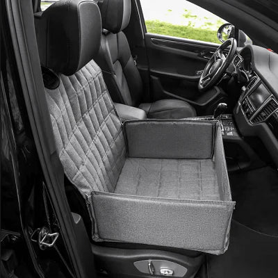 Hamac pliable - PetSeatCover™ - Gris - Chien dynamic