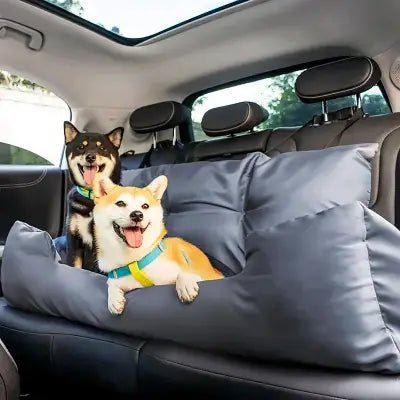 SIEGE AUTO POUR CHIEN - CarrierTravelDog™ - Gris - Chien dynamic
