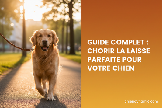 Laisse pour chien confortable et sécurisée pour votre compagnon