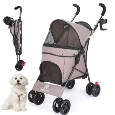  avec beige taupe elegant moderne poussette pour chien 