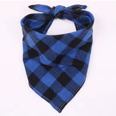 bandana chien buffalo bleu noir moderne