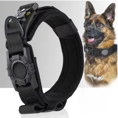 collier gps chien noir sans airtag vetu berger allemand