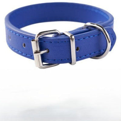 collier pour chien bleu fonce