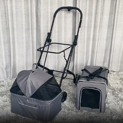 compartiments detachables de la poussette a chien