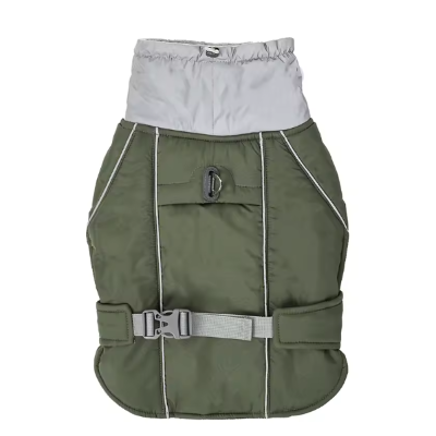 couleur vert manteau pour chien look elegant