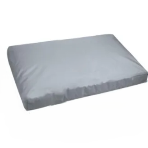 coussin pour chien gris orthopedique vue detaillee
