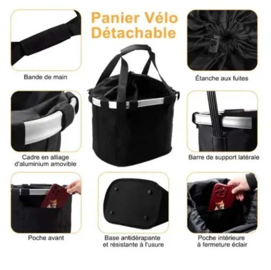description caracteristique panier velo chien