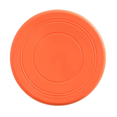entrainement ludique jouet chien frisbee orange
