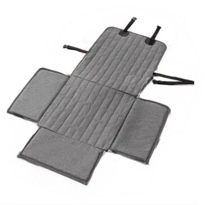 hamac gris antiderapant deplie protection chien voiture