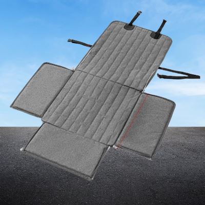 Hamac pliable - PetSeatCover™ - Gris - Chien Élégant