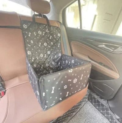 housse florale tenue main protection chien voiture