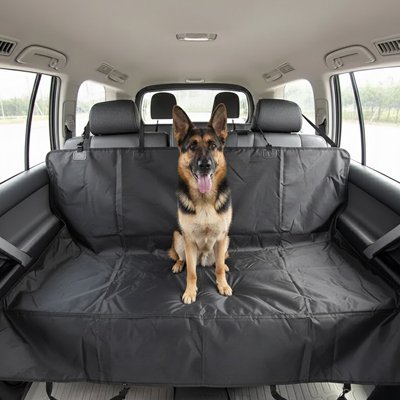 housse voiture chien noire antiderapante installation facile rapide        