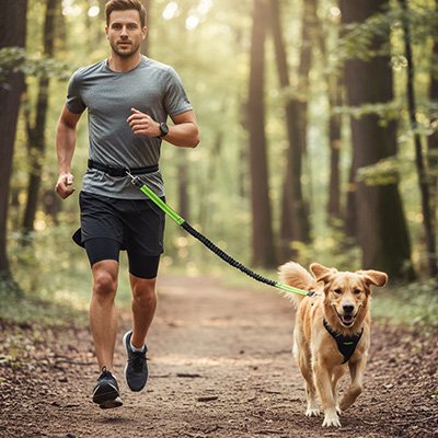  laisse canicross resistante pour course en nature