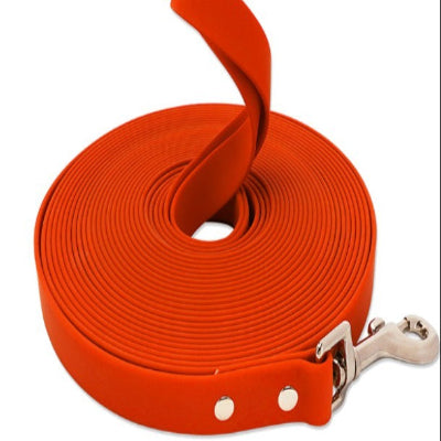 longe pour chien orange biothane