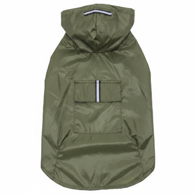 manteau chien vert arme chapeau poche