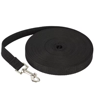 materiel impermeable longe pour chien noire