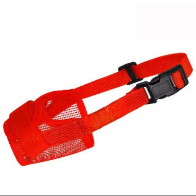 museliere rouge chien confort securite