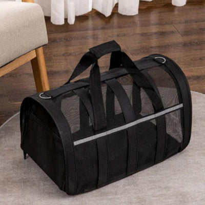  noire epuree fermeture eclair sac de transport pour chien 