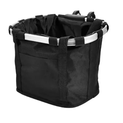 panier velo chien leger coutures renforcees noir