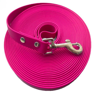 pour activite aquatique longe pour chien rose resistante