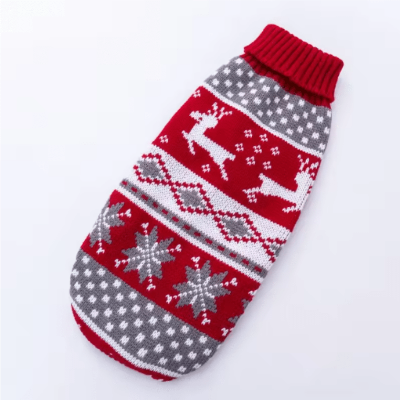 pull pour chien christmas laine douillette