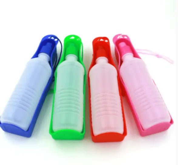  quatre gourdes pour chien differentes couleurs