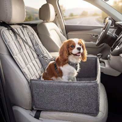  rehausseur protection chien voiture siege gris confort 