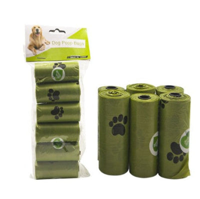sac a crotte paquet de six rouleaux
