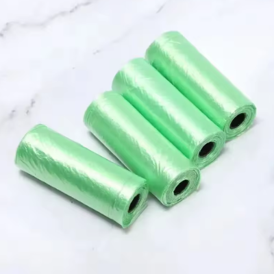 sac a crotte rouleau vert