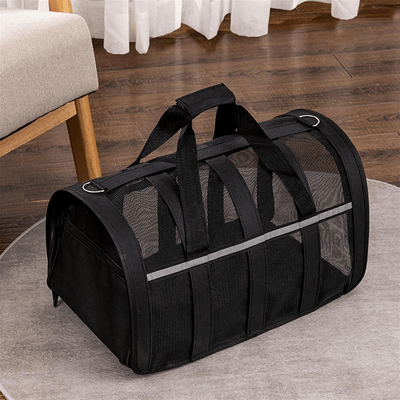 Sac de Transport Chien - MeshPetCarrier™ - Noir - Chien dynamic