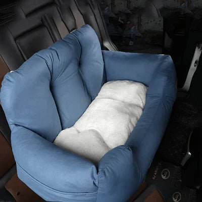 SIEGE AUTO POUR CHIEN - CarrierTravelDog™ - Bleu - Chien dynamic