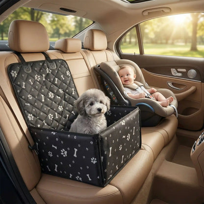 siege rehausseur compagnon bebe a bord protection chien voiture