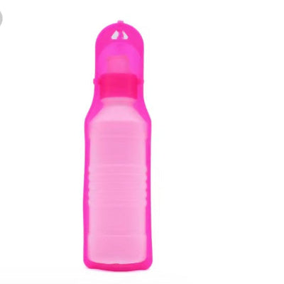 systeme verouillage securise gourde pour chien rose