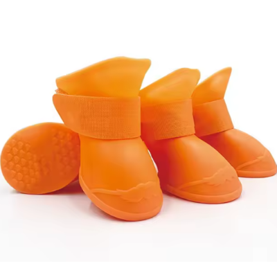 terrain difficile chaussure chien orange antichoc renforcee souple
