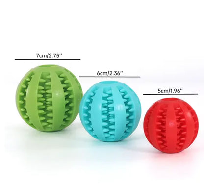  trois balles differentes tailles verte bleu rouge