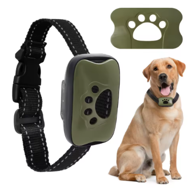 vert kaki ajustable collier de dressage pour chien