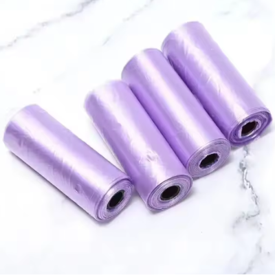 violet rouleau sac a crotte